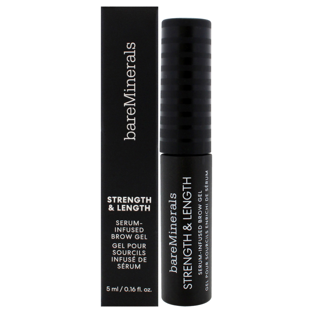 Strength and Length Serum-Infused Brow Gel - Chestnut by bareMinerals 0.16 oz